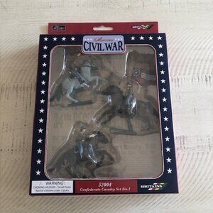 W. Britain American Civil War Confederate Cavalry Set No 1 #52004 (NIB)